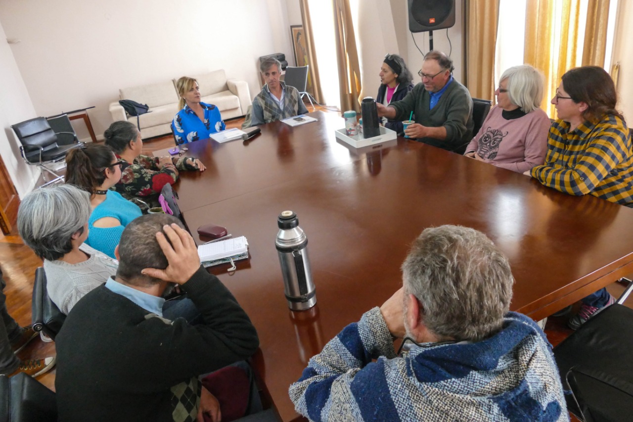 Reuni&oacute;n en la Casa de Gobiermo.