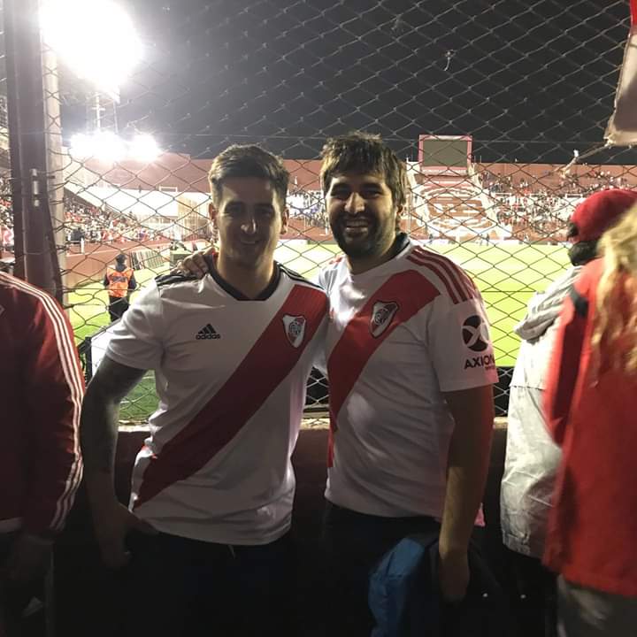 Facundo (der.), ingres&oacute; con un amigo a los 30' del PT.