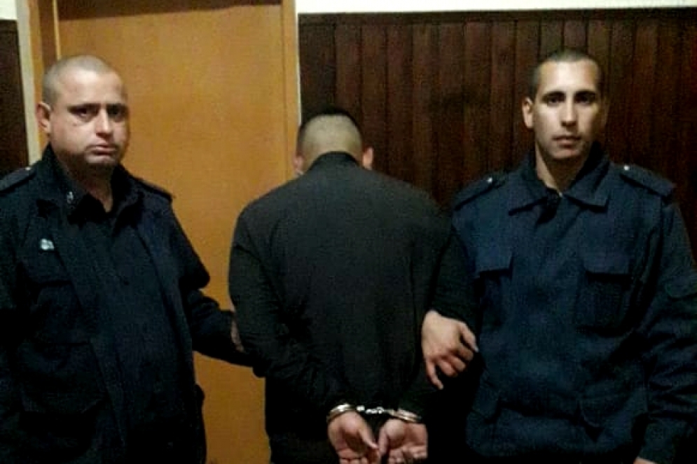 Uno de los imputados en la Comisar&iacute;a 1&ordf;.