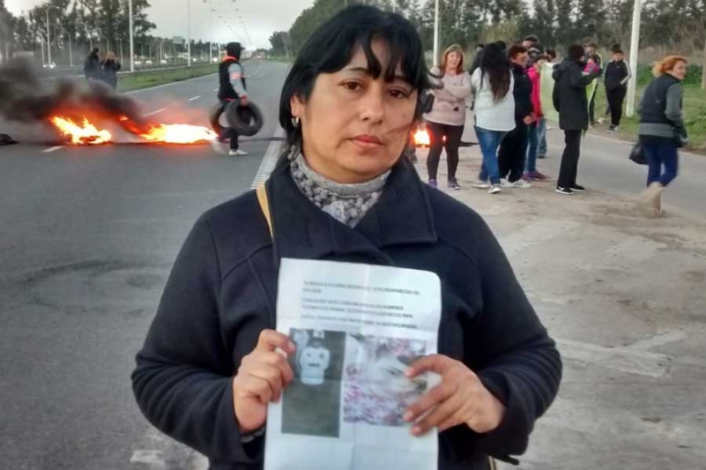 Vanesa Ledesma, mam&aacute; de Luciano. 