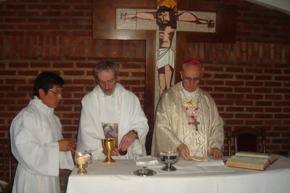 Amistad y cercan&iacute;a: El Padre Ale y el Papa Francisco en La Garita.