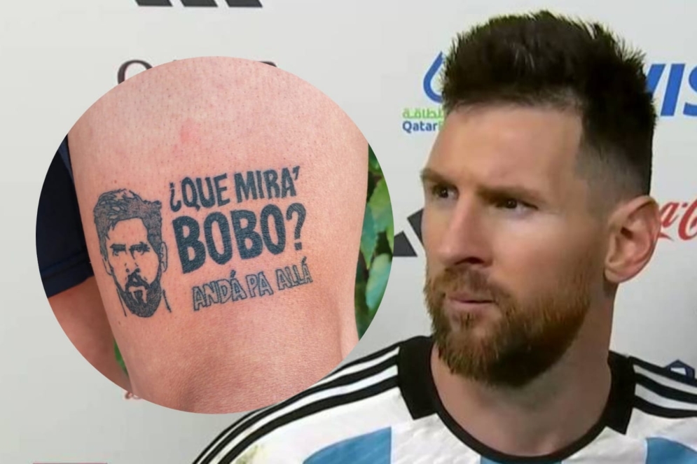 Ser&iacute;a la primera persona en Ca&ntilde;uelas en inmortalizarse la frase agitadora del "10" argentino.