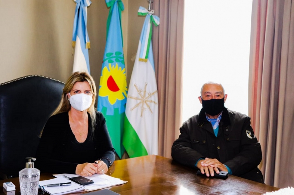 La intendenta Marisa Fassi y el ex intendente, Hect&oacute;r "Nino" Rivarola