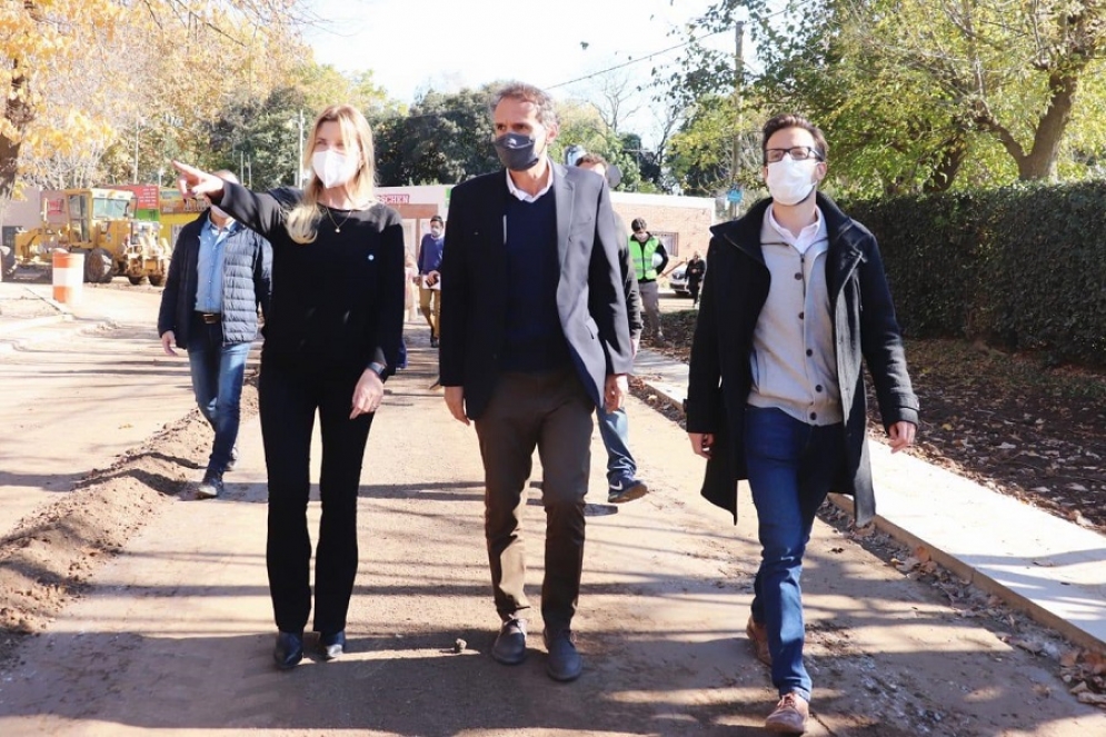 Agenda local: los ministros de Obras P&uacute;blicas recorrieron Ca&ntilde;uelas