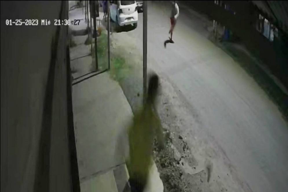 Imagen capturada por las c&aacute;maras del lugar. 