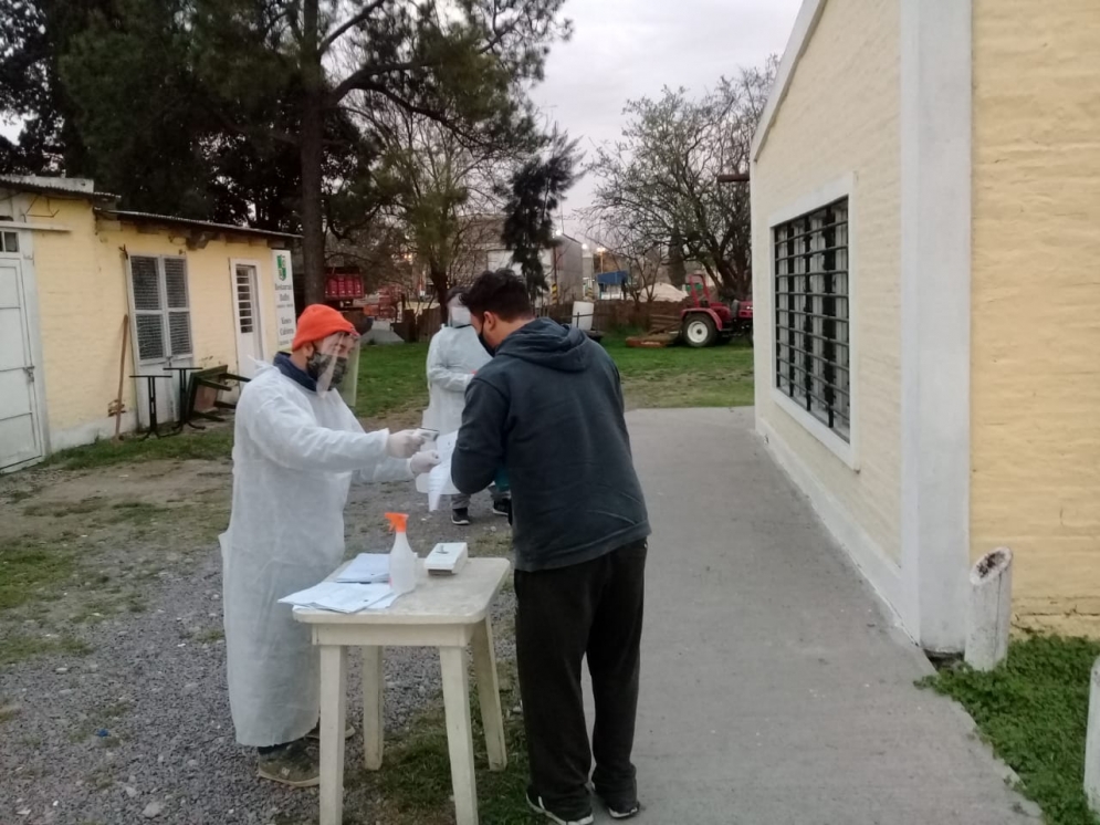 El auriverde trabaj&oacute; siguiendo el protocolo sanitario.