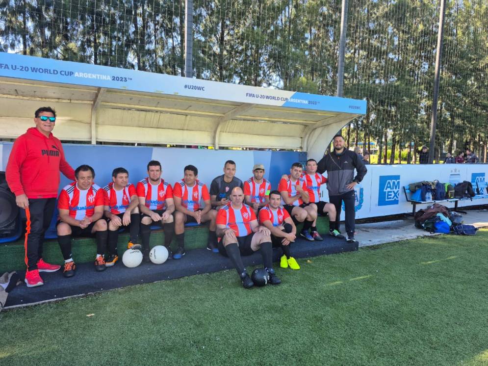 Disfrutaron cada instante en el predio "Lionel Messi"&nbsp;de&nbsp;Ezeiza.