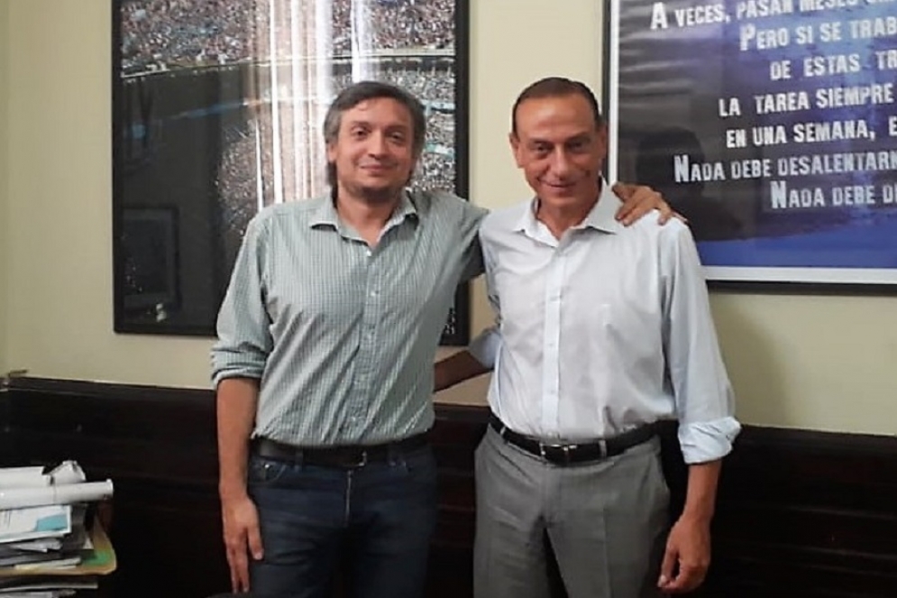 M&aacute;ximo Kirchner y Gustavo Arrieta. 