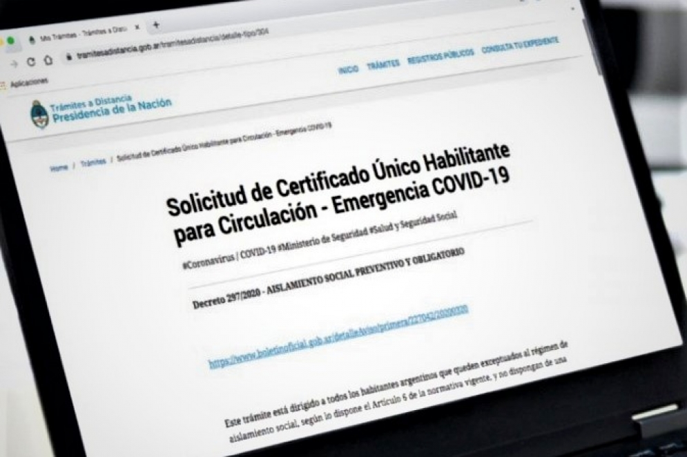 Ya est&aacute; disponible la p&aacute;gina para tramitarlo.