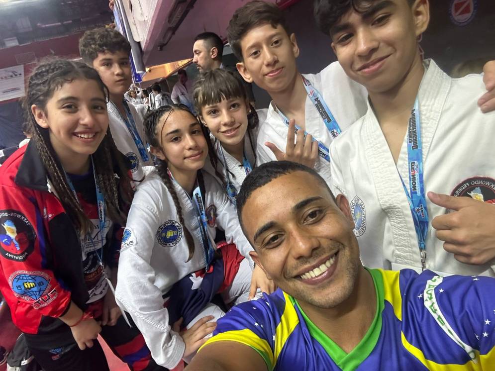 La cl&aacute;sica selfie, en equipo.