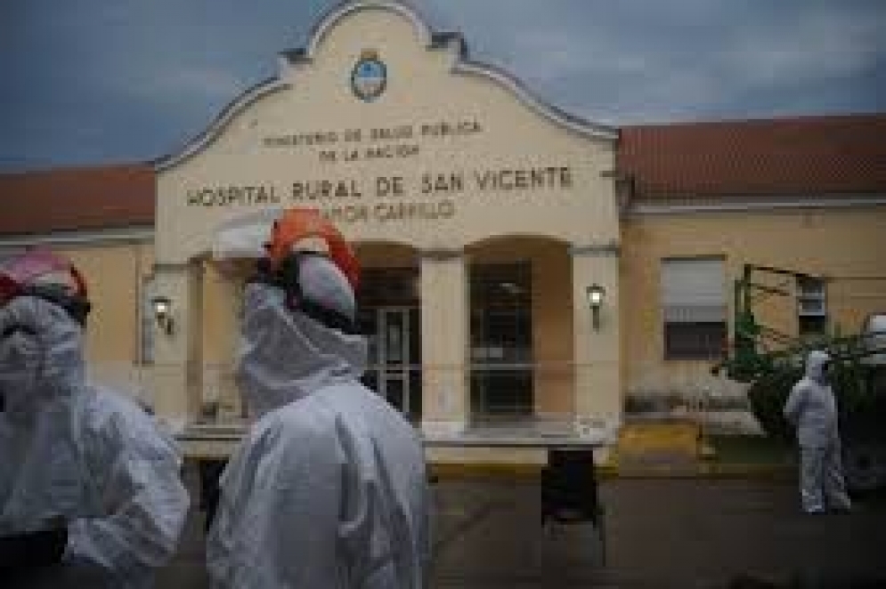 El Hospital Ram&oacute;n Carrillo de San Vicente fue cerrado para desinfectar. 