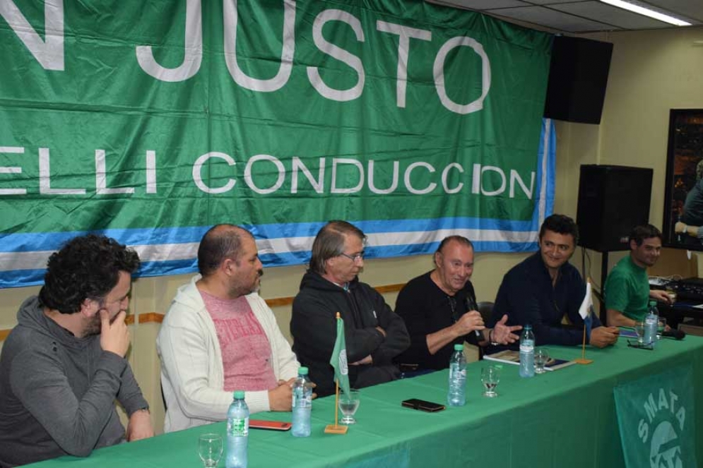 La sede de Smata ubicada en la Av. Libertad fue la sede del encuentro. 