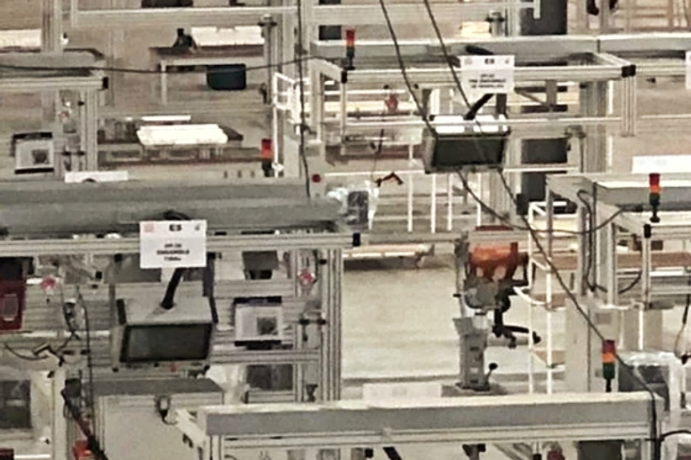 Las estaciones de producci&oacute;n de Isringhausen. 