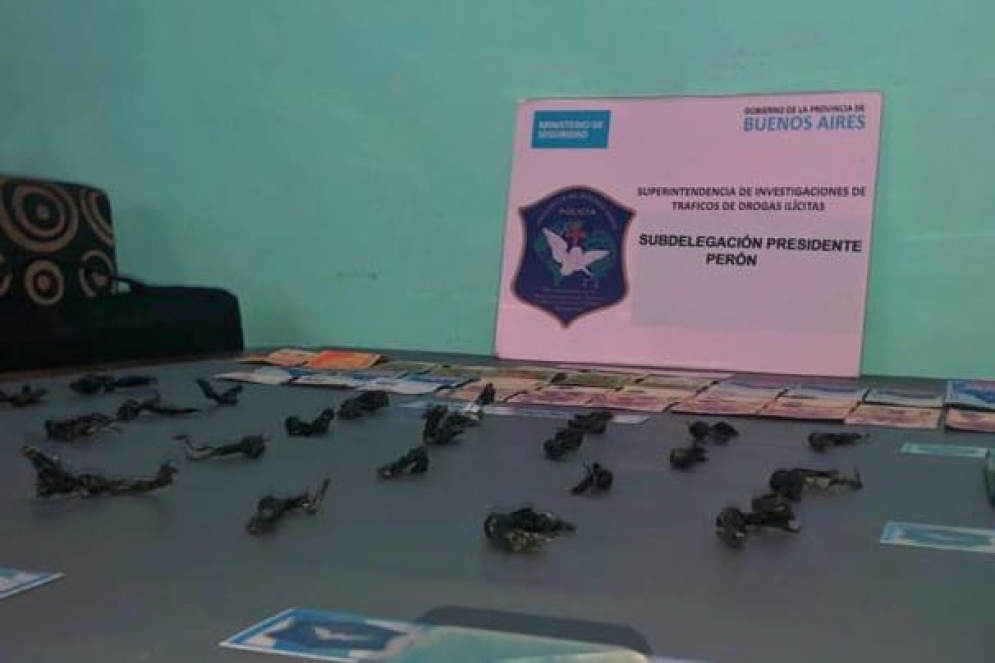 Lo incautado en la vivienda ubicada en la zona tambi&eacute;n conocida como barrio Las Ca&ntilde;as.