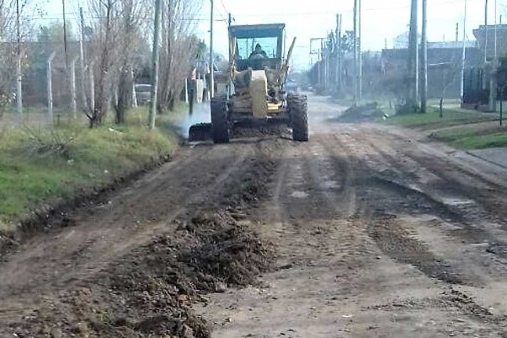 Trabajan en mejoras de calles y espacios verdes