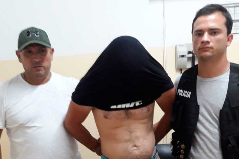 La Polic&iacute;a detuvo al sospechoso en la estaci&oacute;n de trenes de Trist&aacute;n Su&aacute;rez. 