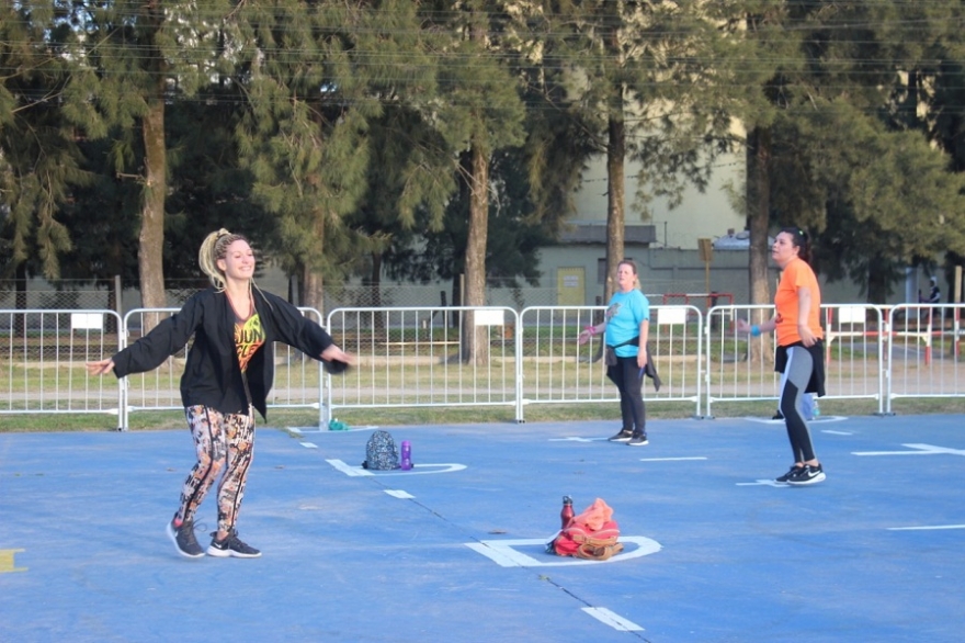 Las clases de Zumba en el Parque, una de las primeras actividades en volver.