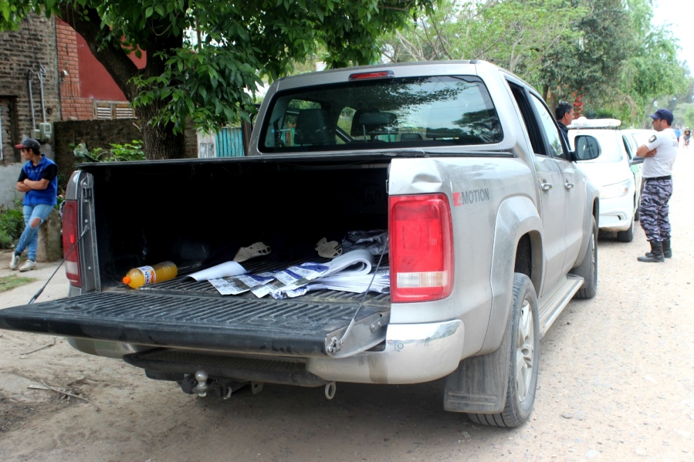 La camioneta de Pablo Campos.