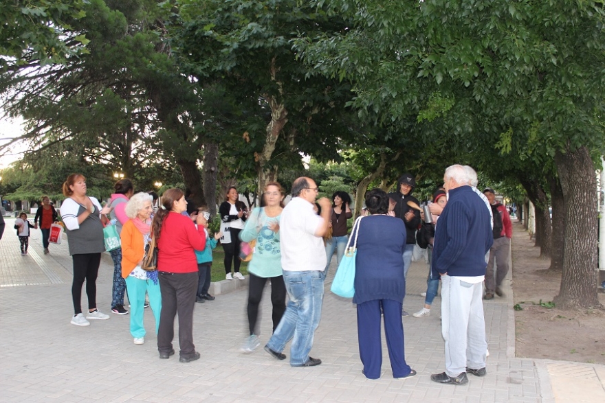 En Ca&ntilde;uelas adhirieron a la Marcha de las Antorchas