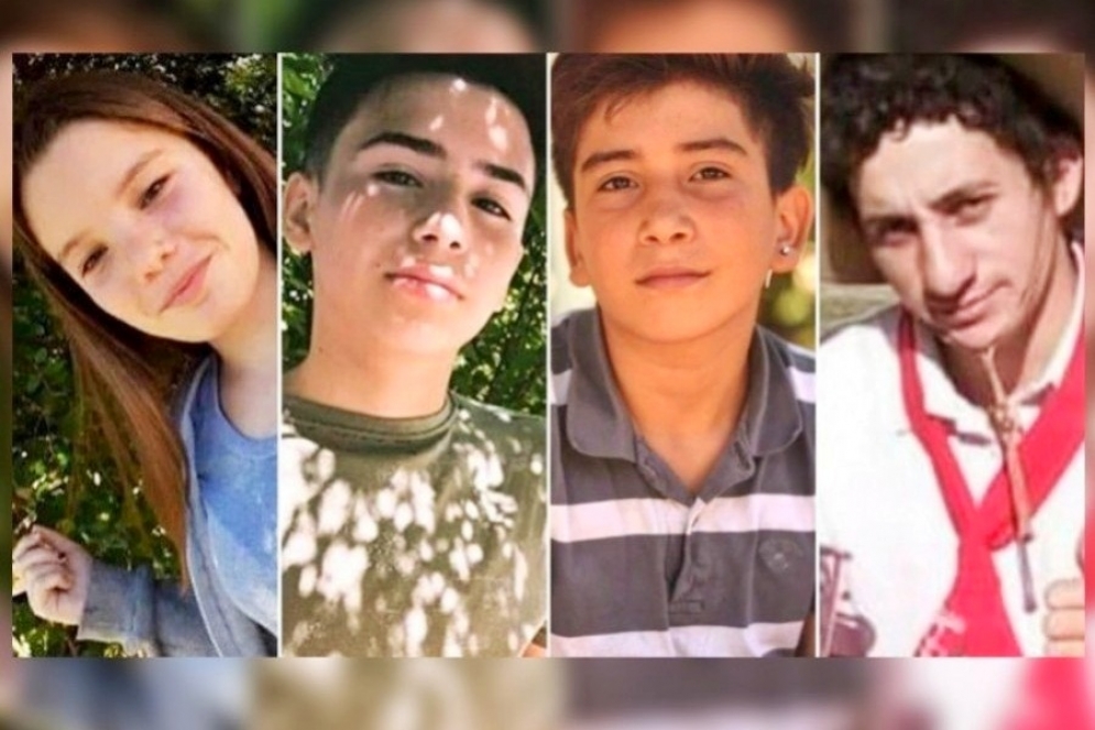 Camila, Gonzalo, Danilo y Anibal.