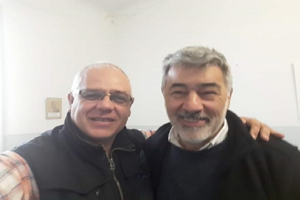 Fangio y Olocco en el despacho del nuevo director del ente.