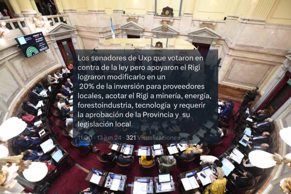 El texto que defini&oacute; la  posici&oacute;n del l&iacute;der de Volver&eacute;.