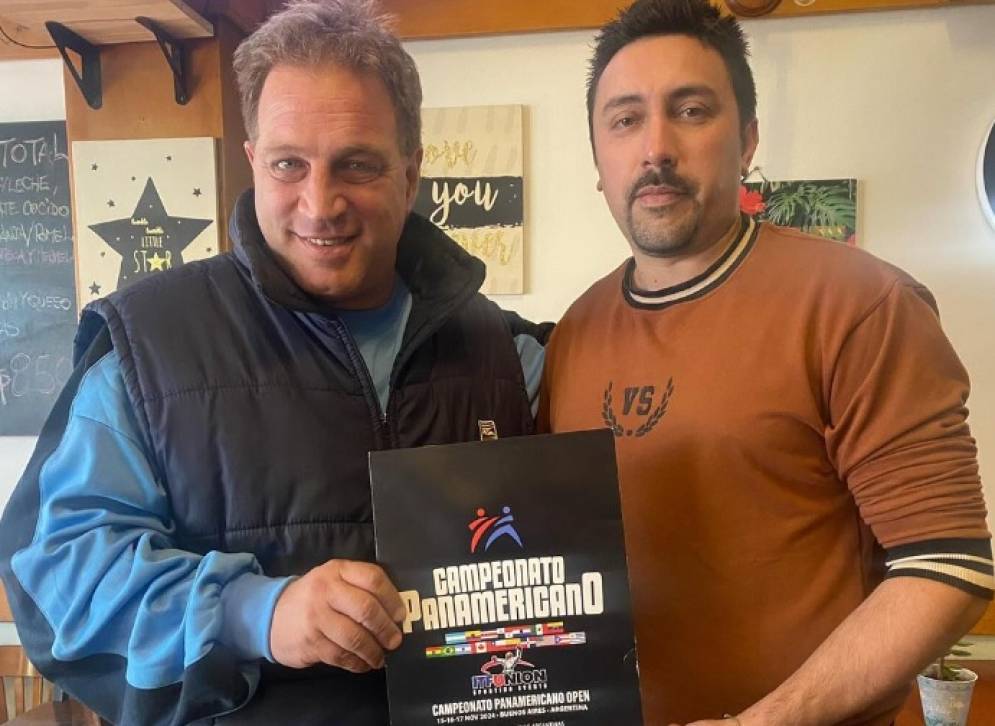 Cianni con Casta&ntilde;eda en Berisso.