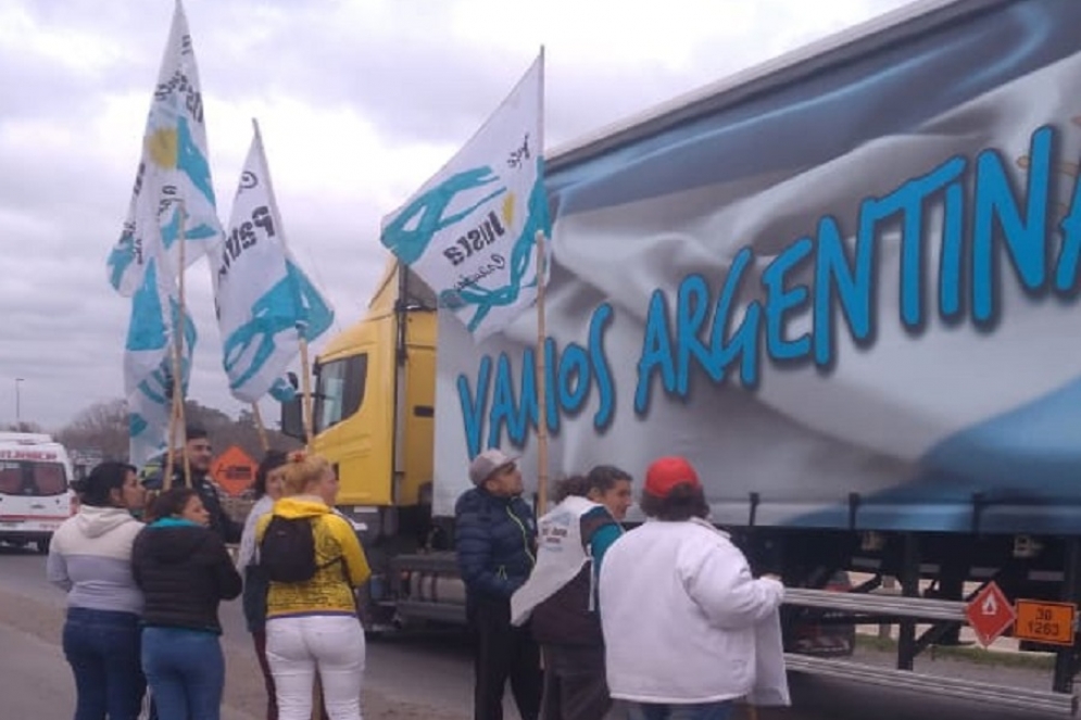 Los cortes se realizaron en la bajada de la Autopista. 