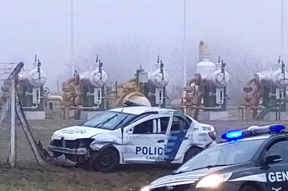El patrullero despistado qued&oacute; fuera de servicio. 