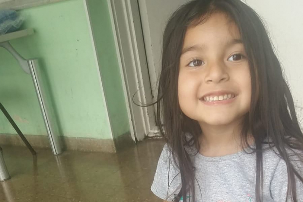 Olivia permanece internada en el Hospital Posadas.