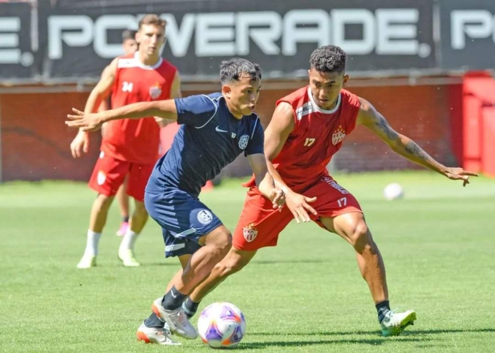 "Perrito" Barrios en acci&oacute;n.