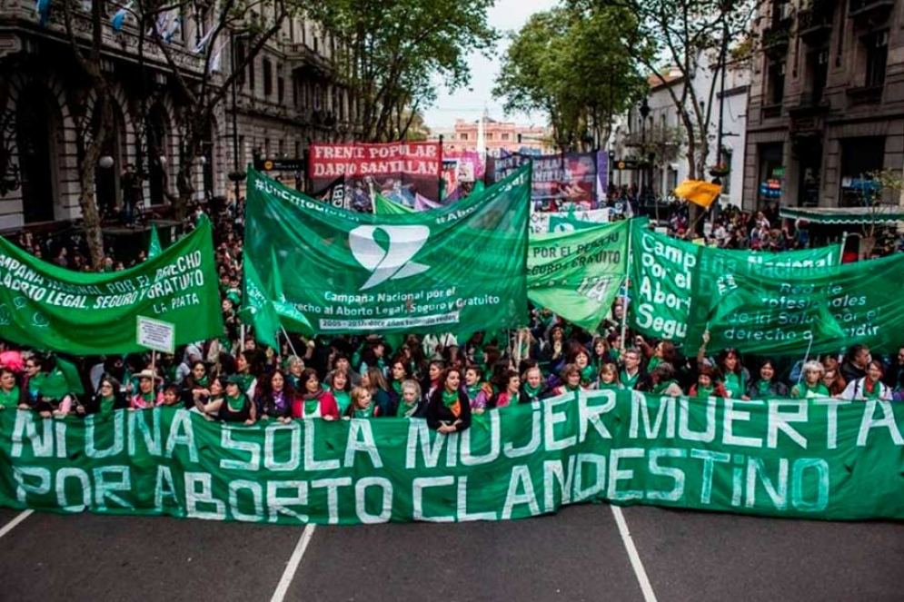 Una imagen de las tantas marchas que se han realizado pidiendo la legalizaci&oacute;n del aborto. 