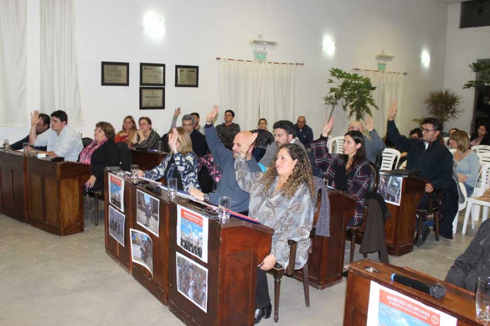 El momento exacto de la votaci&oacute;n. 