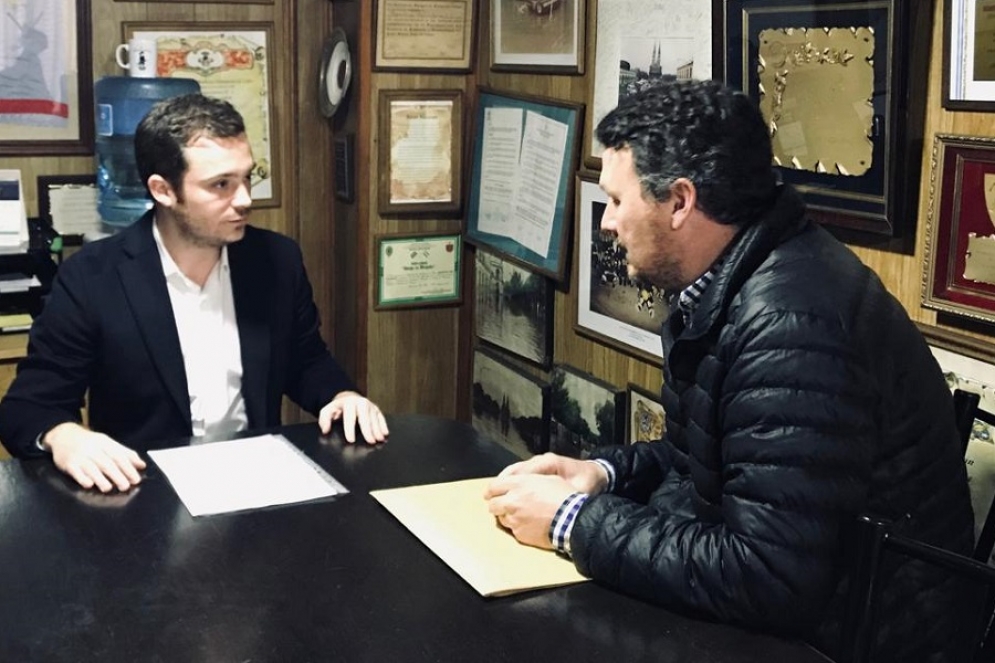 El ministro Scarsi y Mac Goey