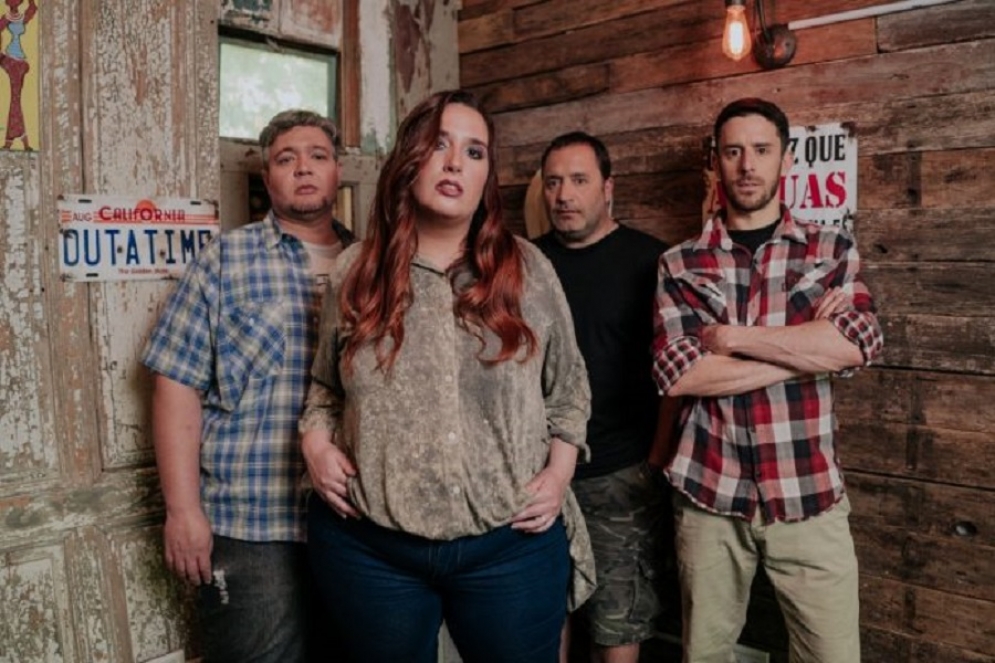 Sof&iacute;a, al frente.