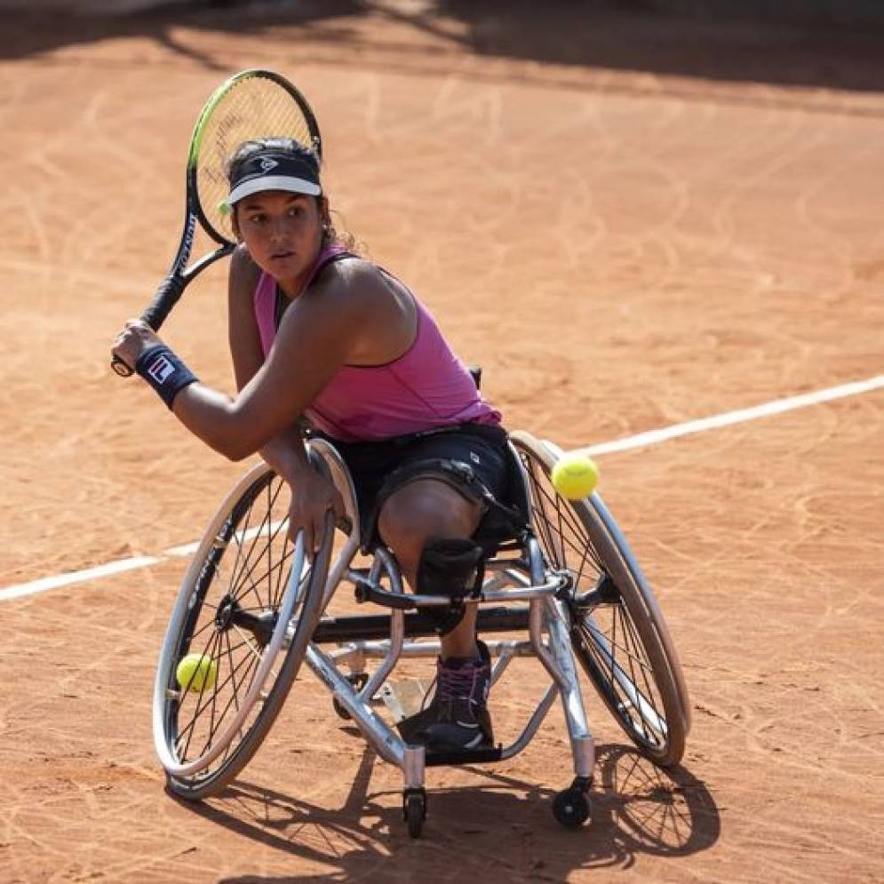 Tras los festejos, Moreno arranc&oacute; otro torneo en Madrid: jugar&aacute; hasta el domingo.