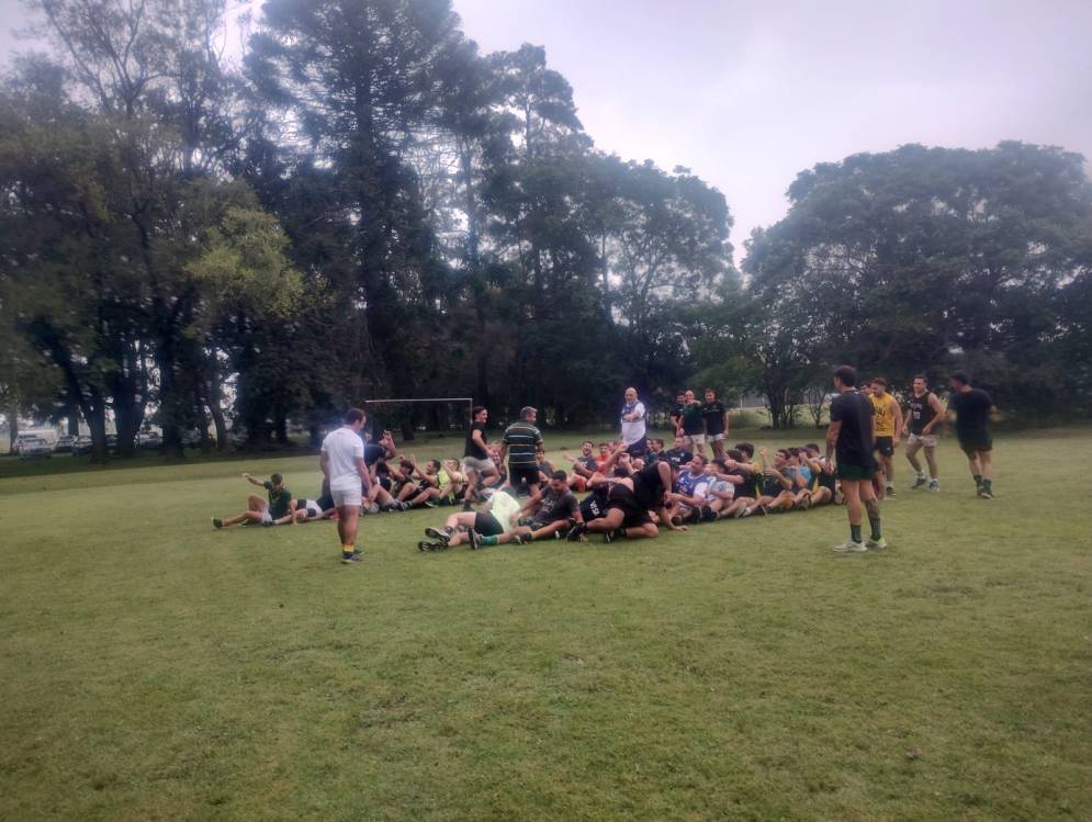 Un momento del "retiro espiritual".