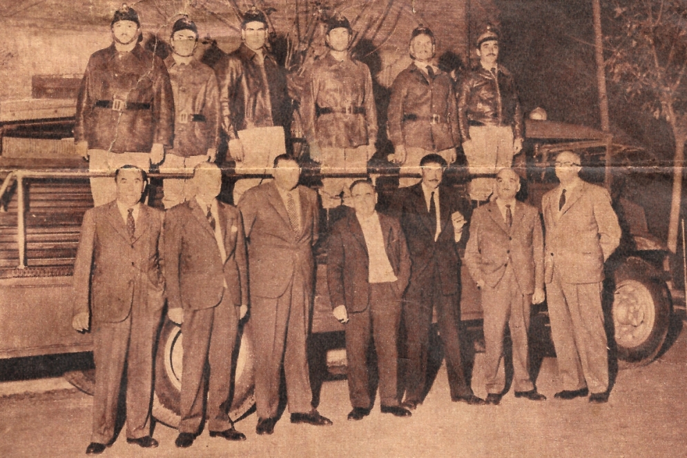 Siendo &eacute;l presidente se levant&oacute; el primer cuartel, con vestuario para el cuerpo de Bomberos y sala de reuni&oacute;n de Junta Directiva