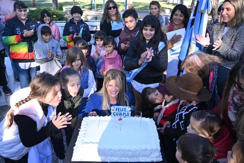 La infaltable torta de cumplea&ntilde;os.