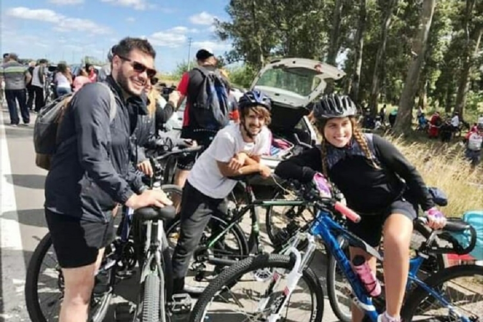 El domingo partieron desde la Parroquia Nuestra Se&ntilde;ora Del Carmen.