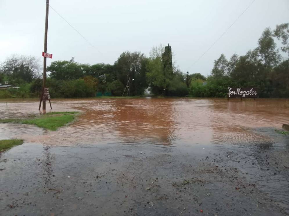 Los Nogales, uno de los barrios m&aacute;s afectados por el temporal.