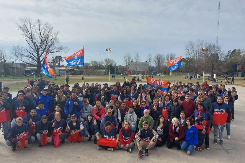 El acto fue en el play&oacute;n de San Esteban.