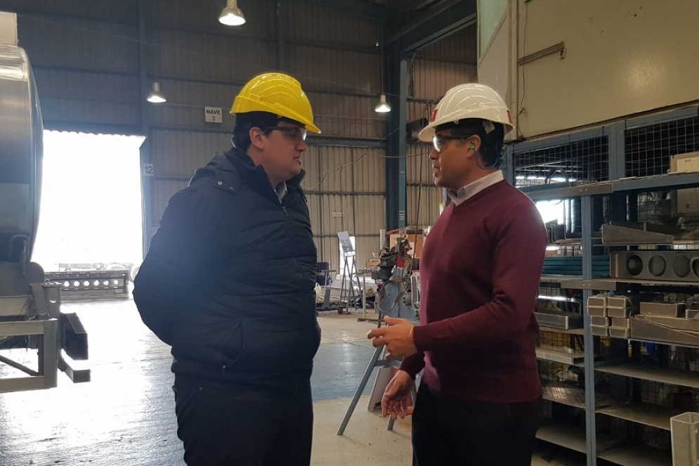 Iturmendi junto a Barreiro en Heil. 