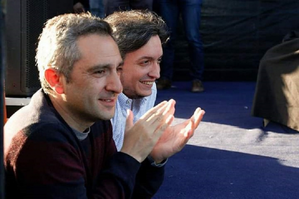 Larroque y M&aacute;ximo Kirchner.