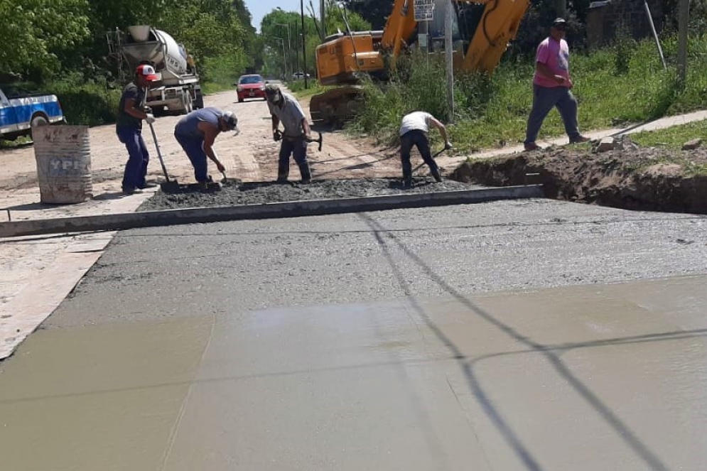Los operarios de CAFSA en los trabajos finales.