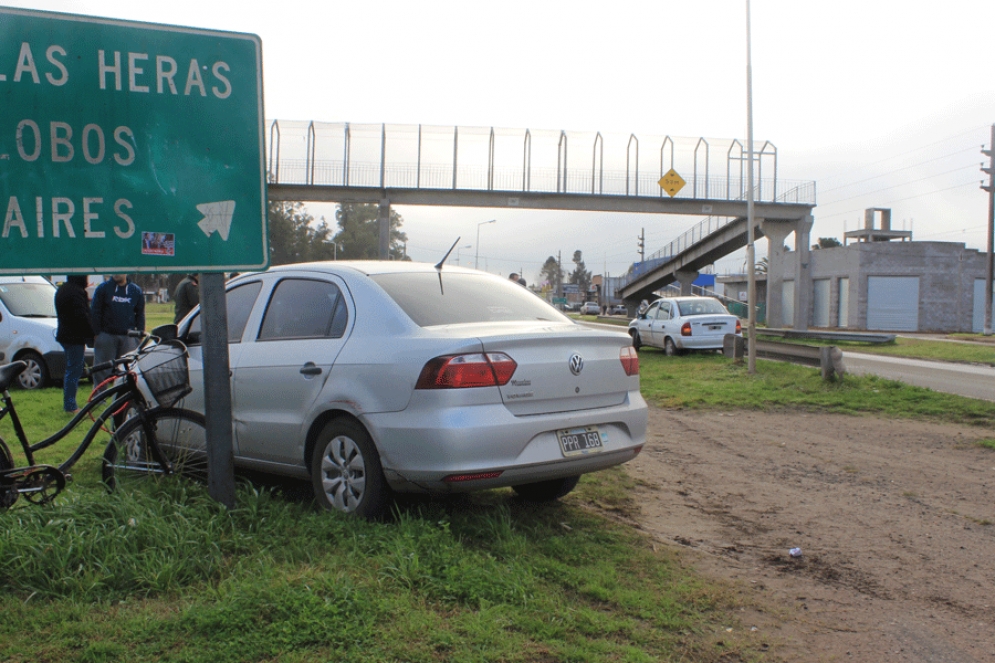 As&iacute; quedaron dispuestos los veh&iacute;culos tras el siniestro. 
