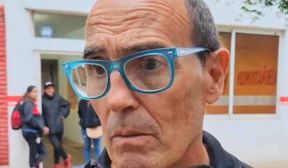 El t&eacute;cnico no se fue conforme con el rendimiento.