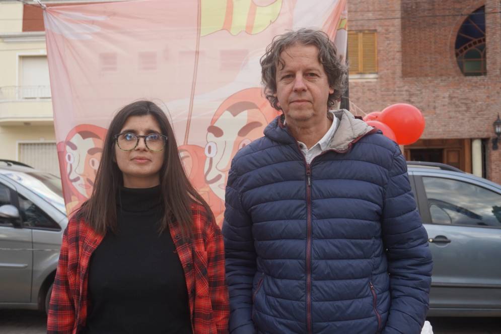 Lavia es trabajadora de ANSES y Castillo un dirigente de amplia trayectoria. La izquierda dirime candidaturas en las PASO.