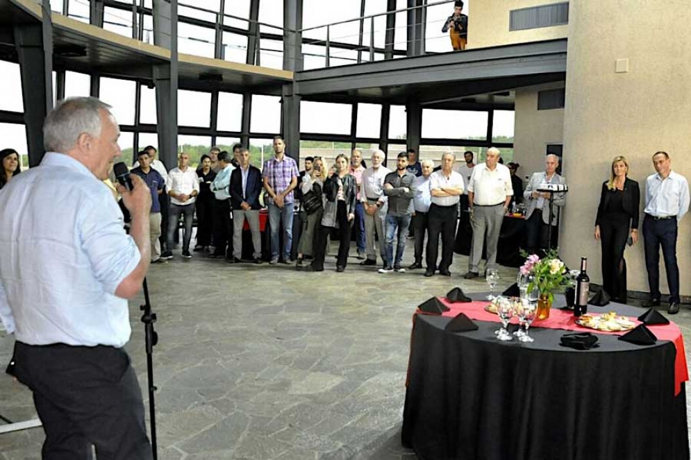 Fassi y Arrieta participaron del brindis de fin de a&ntilde;o del Parque Industrial