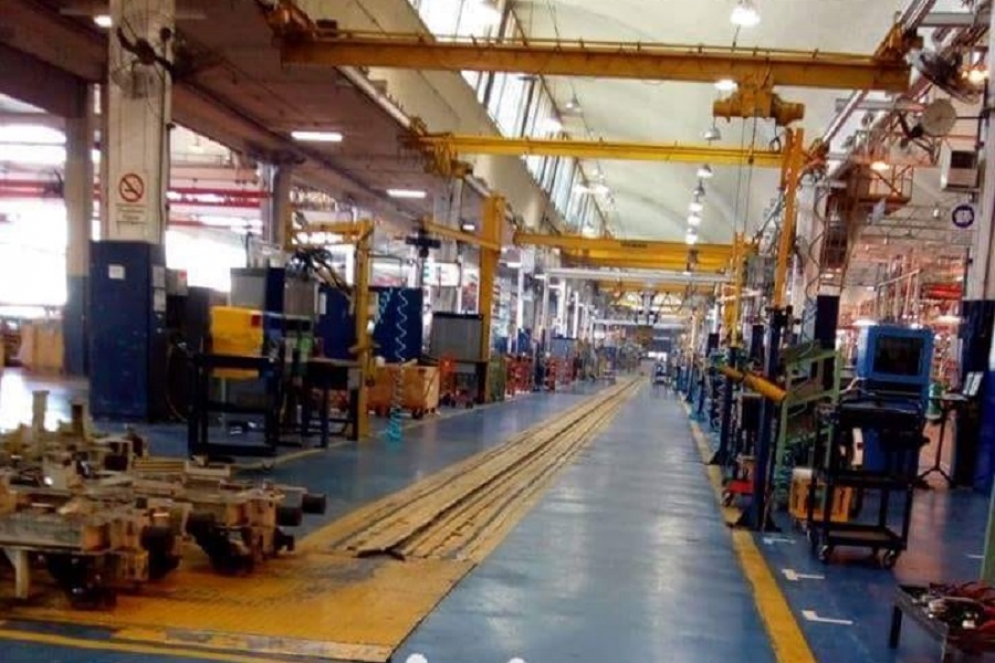 La imagen de una de las l&iacute;neas de montaje de la empresa. 